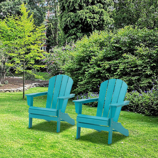 Highland Dunes Amose High Density Polyethylene Adirondack Chair Wayfair